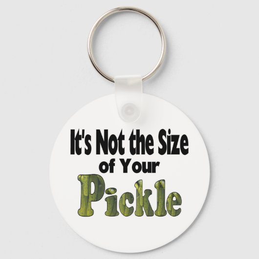 Porte-clés Taille de cornichon (Recto)