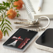 Porte-clés T'aime Paris de Je avec Tour Eiffel (Devant droit)