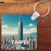 Porte-clés Taipei 101 Taïwan (Verso)