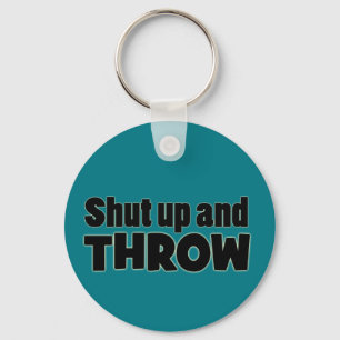 Porte-clés Tais-toi et lancer Tiré Mettre Discus Javelin Port