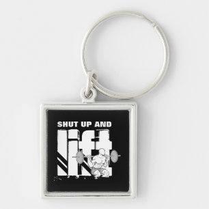 Porte-clés Tais-toi et soulevez