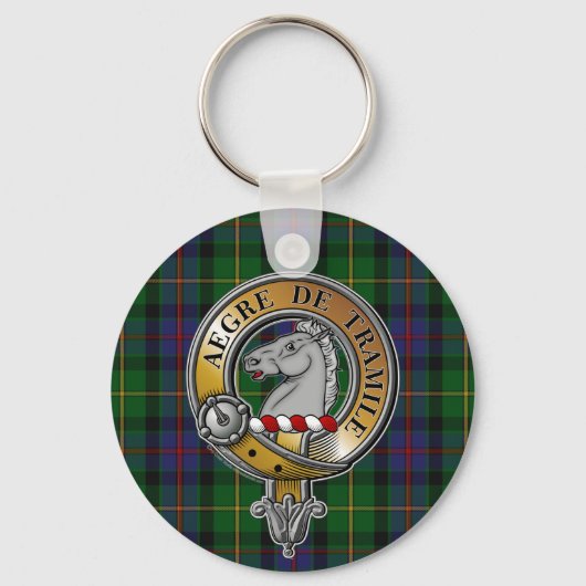 Porte-clés Tait Tartan & Badge (Recto)