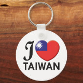 Porte-clés Taiwan Love (Recto)