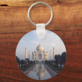 Porte-clés Taj Mahal : Réflexion en Agra, Uttar Pradesh, Inde (Recto)