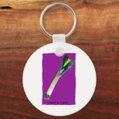 Porte-clés take a leek Fuchsia (Recto)