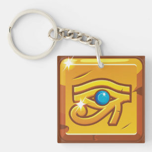 Porte-clés Talisman de protection de l'Œil d'Horus de l'Égypt