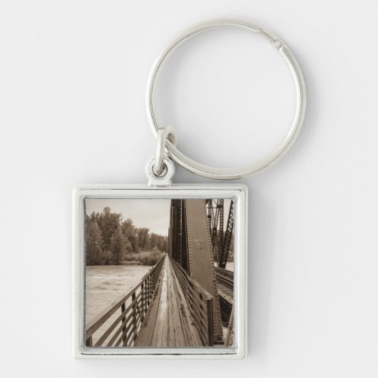 Porte-clés Talkeetna Railroad Bridge (Devant)
