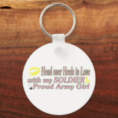 Porte-clés Talons amoureux d'un soldat (Recto)