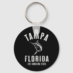 Porte-clés Tampa Floride Fl Rétro Vintage Plage Avant Et Ck
