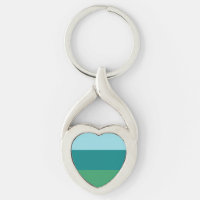 Tanager Turquoise, Teal Bleu et Kelly Vert Horiz