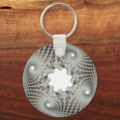 Porte-clés Tangée en bleu (Recto)