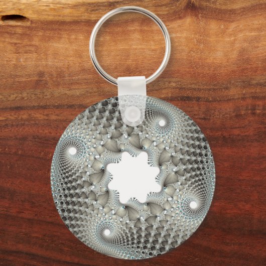 Porte-clés Tangée en bleu (Recto)