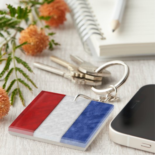 Porte-clés Tango Aquarelle Signal nautique Pavillon maritime (Devant Droit)