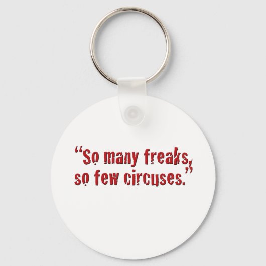 Porte-clés "Tant de fous... (Recto)