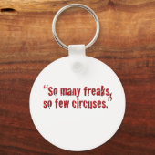 Porte-clés "Tant de fous... (Recto)