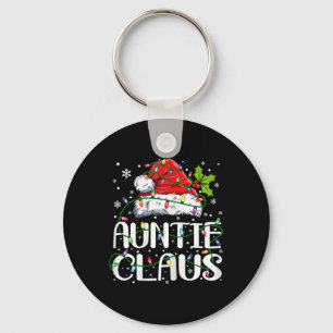 Porte-clés Tante Claus Lumières de Noël Pyjama Famille Matchi