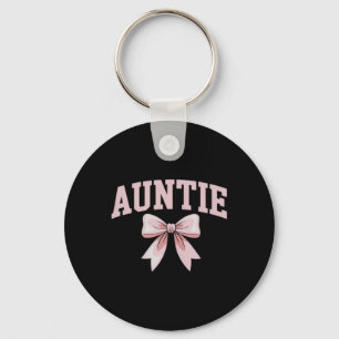 Porte-clés Tante Coquette Arc Rose Fête des Mères Tante