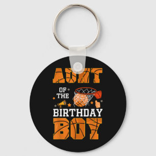Porte-clés Tante De L'Anniversaire Boy Basketball B jour Déco