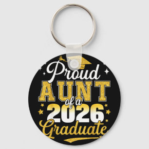 Porte-clés Tante fière d'un(e) finissant(e) de la promotion 2
