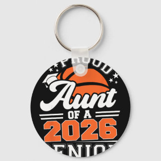 Porte-clés Tante fière d'une tante de fin d'études de 2026 Se