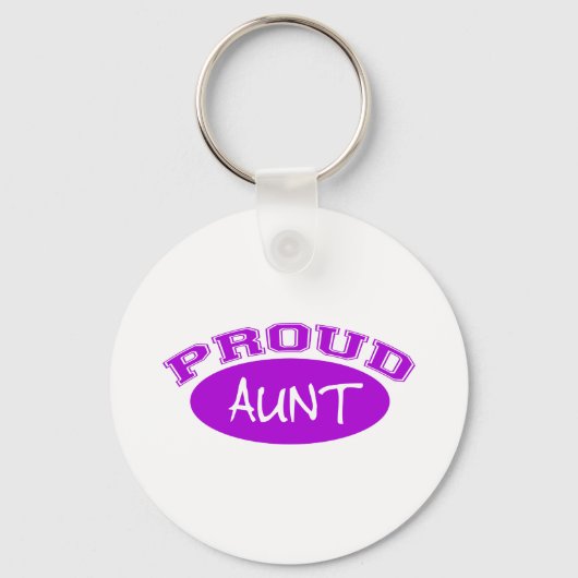 Porte-clés Tante Fière (pourpre) (Recto)