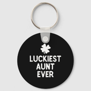 Porte-clés Tante la plus chanceuse Saint-Patrick drôle irland