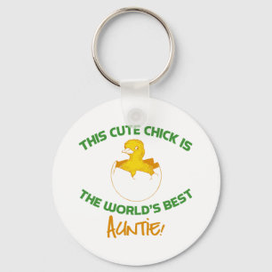 Porte-clés Tante mignonne