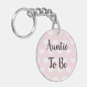 Porte-clés Tante to Be, Faire-part de grossesse (Devant gauche)