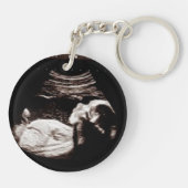 Porte-clés Tante to Be, Faire-part de grossesse (Dos)