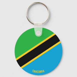 Porte-clés Tanzanie Drapeau charmant patriotique