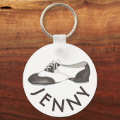 Porte-clés Tap cadeau de professeur de danse personnalisée Ox (Recto)