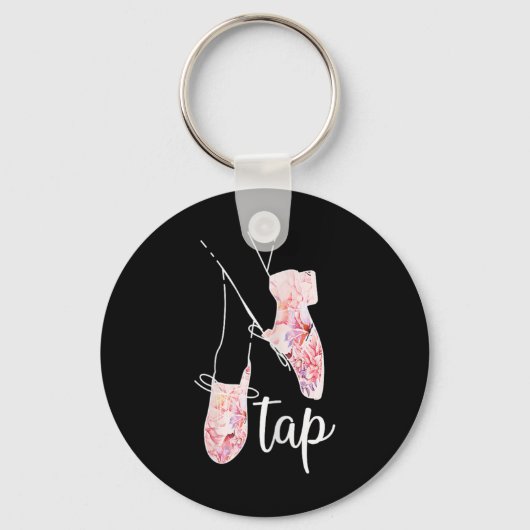Porte-clés Tap Dance Lover Tap Danseuse Professeur de danse (Recto)