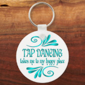 Porte-clés Tap dancing Happy Place (Recto)