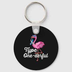 Porte-clés Taperende merveilleux Flamant Rose Mignon Diabète