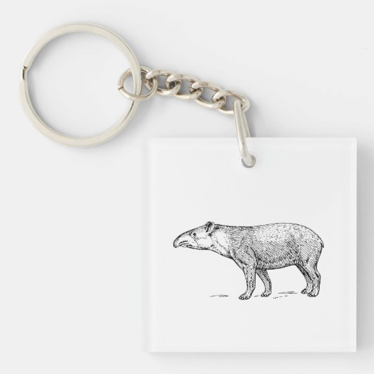 Porte-clés Tapir (Devant)