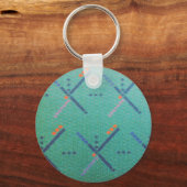 Porte-clés Tapis aéroport PDX (Recto)