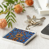 Porte-clés Tapis bleu Oriental (Côté)