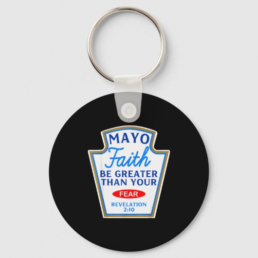 Porte-clés Tapis de costume de condiment de foi de mayo plus (Recto)