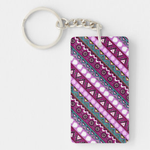 Porte-clés Tapis de souris design couleur motif ethnique