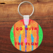 Porte-clés Tapis et chiffons Art pur abstrait suprême (Recto)