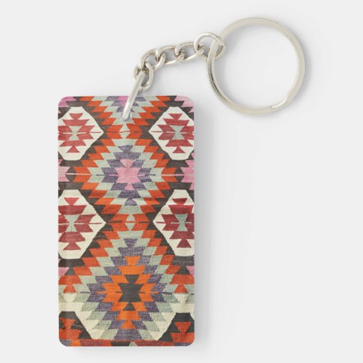 Porte-clés Tapis oriental turc persan Kilim (Dos)