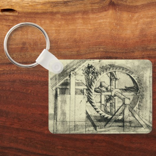 Porte-clés Tapis propulsé par Leonardo da Vinci (Verso)