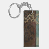 Porte-clés Tapisserie abstraite de damassé par Jennifer (Devant gauche)