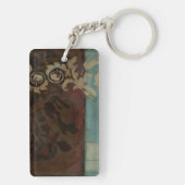 Porte-clés Tapisserie abstraite de damassé par Jennifer (Dos)