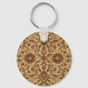 Porte-clés Tapisserie arabe à fleurs d'or