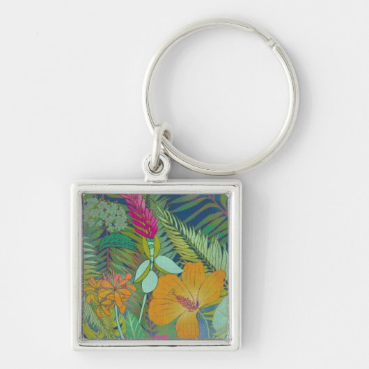 Porte-clés Tapisserie tropicale II (Devant)