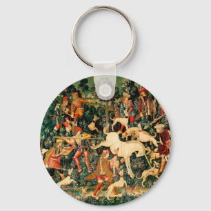 Porte-clés Tapisseries de licorne Classique médiéval défend l