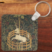 Porte-clés Tapisseries Unicorne Tapisserie classique (Verso)