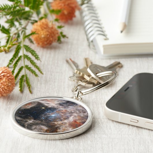 Porte-clés Tarantula Nebula Image de JWST Bottle Opener (Côté)