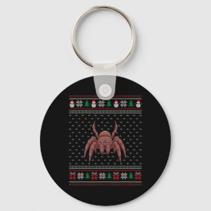 Porte-clés Tarantule portant un chapeau de Père Noël Xmas Tar